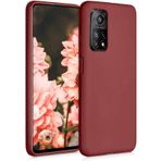 Kilifplus Xiaomi Mi 10T - Mi 10T Pro ile Uyumlu Kılıf Premier Mat Esnek Silikon Kapak - Mürdüm