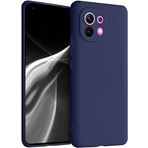 Kilifplus Xiaomi Mi 11 Lite ile Uyumlu Kılıf Premier Mat Esnek Silikon Kapak - Lacivert