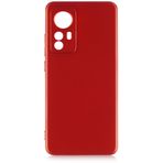 Kilifplus Xiaomi Mi 12 Lite ile Uyumlu Kılıf Premier Mat Esnek Silikon Kapak - Kırmızı
