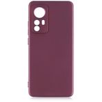 Kilifplus Xiaomi Mi 12 Lite ile Uyumlu Kılıf Premier Mat Esnek Silikon Kapak - Mürdüm