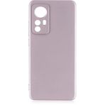 Kilifplus Xiaomi Mi 12 Lite ile Uyumlu Kılıf Premier Mat Esnek Silikon Kapak - Rose Gold