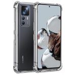 Kilifplus Xiaomi Mi 12T / 12T Pro ile Uyumlu Kılıf Köşe Korumalı Airbag Şeffaf Silikon Anti-Shock Kapak