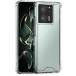 Kilifplus Xiaomi Mi 13T Pro ile Uyumlu Kılıf Şeffaf Pürüzsüz Yüzey, Kenarları Silikon, Sert Özel Kalıp Coss Kapak - Şeffaf