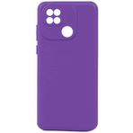Kilifplus Xiaomi Poco C40 / Redmi 10C ile Uyumlu Kılıf Mat Lux Kamera Korumalı Renkli Yumuşak Biye Silikon Kapak - Mor