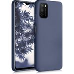 Kilifplus Xiaomi Poco M3 İnce Mat Esnek Silikon Lacivert Kılıf