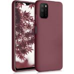 Kilifplus Xiaomi Poco M3 İnce Mat Esnek Silikon Mürdüm Kılıf