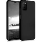 Kilifplus Xiaomi Poco M3 İnce Mat Esnek Silikon Siyah Kılıf