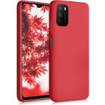 Kilifplus Xiaomi Poco M3 Kırmızı İnce Mat Esnek Silikon Kılıf