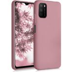 Kilifplus Xiaomi Poco M3 Rose Gold İnce Mat Esnek Silikon Kılıf