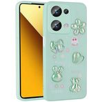 Kilifplus Xiaomi Poco M6 Pro 4G ile Uyumlu Kılıf Kabartma Figürlü Parlak Toys Silikon Kapak - Açık Yeşil
