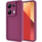 Kilifplus Xiaomi Poco M6 Pro 4G ile Uyumlu Kılıf Kamera Korumalı Silikon Ananas Kapak - Mürdüm