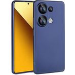 Kilifplus Xiaomi Poco M6 Pro 4G ile Uyumlu Kılıf Premier Mat Esnek Silikon Kapak - Lacivert