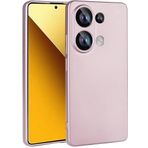 Kilifplus Xiaomi Poco M6 Pro 4G ile Uyumlu Kılıf Premier Mat Esnek Silikon Kapak - Rose Gold
