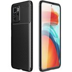 Kilifplus Xiaomi Poco X3 GT ile Uyumlu Kılıf Silikon Parmak İzi Bırakmayan Karbon Soft Negro Kapak - Siyah
