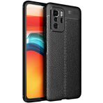 Kilifplus Xiaomi Poco X3 GT Kılıf ile Uyumlu Kılıf Deri Görünümlü Parmak İzi Bırakmayan Kaliteli Niss Silikon, Kaliteli, Tam Uyumlu - Siyah