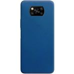 Kilifplus Xiaomi Poco X3 NFC ile Uyumlu Kılıf Premier Mat Esnek Silikon Kapak - Lacivert