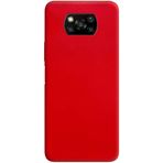Kilifplus Xiaomi Poco X3 Pro ile Uyumlu Kılıf Premier Mat Esnek Silikon Kapak - Kırmızı