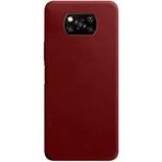 Kilifplus Xiaomi Poco X3 Pro ile Uyumlu Kılıf Premier Mat Esnek Silikon Kapak - Mürdüm
