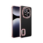 Kilifplus Xiaomi Poco X7 ile Uyumlu Kılıf Kamera Korumalı, Silikon, Logo Açık Arkası Şeffaf, Tam Uyumlu, Renkli, Omega Kapak, Rose Gold