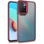 Kilifplus Xiaomi Redmi 10 Kırmızı Electro Silikon Renkli Flora Kapak Kılıf