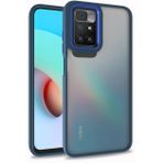 Kilifplus Xiaomi Redmi 10 Mavi Electro Silikon Renkli Flora Kapak Kılıf