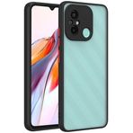 Kilifplus Xiaomi Redmi 12C ile Uyumlu Kılıf Kamera Korumalı Arkası Mat Silikon Kapak Esnek Kaliteli Lüks- Siyah