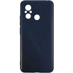 Kilifplus Xiaomi Redmi 12C ile Uyumlu Kılıf Mat Lux Kamera Korumalı Renkli Yumuşak Biye Silikon Kapak - Lacivert