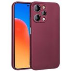 Kilifplus Xiaomi Redmi 12C ile Uyumlu Kılıf Premier Mat Esnek Silikon Kapak - Mürdüm