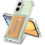 Kilifplus Xiaomi Redmi 13C ile Uyumlu Kılıf Şeffaf Esnek Silikon Luks Tam Uyumlu Kartlıklı Kapak