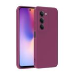 Kilifplus Xiaomi Redmi 15 ile Uyumlu Kılıf, İçi Kadife, Lansman Esnek Silikon Mara Kapak, Tam Uyumlu, Koyu Mor