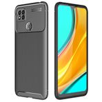 Kilifplus Xiaomi Redmi 9C ile Uyumlu Kılıf Silikon Parmak İzi Bırakmayan Karbon Soft Negro Kapak - Siyah