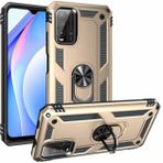 Kilifplus Xiaomi Redmi 9T Zırhlı Standlı Mıknatıslı Tank Gold Kapak Kılıf
