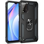Kilifplus Xiaomi Redmi 9T Zırhlı Standlı Mıknatıslı Tank Siyah Kapak Kılıf