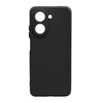 Kilifplus Xiaomi Redmi A5 4G Uyumlu Kılıf Mat Lux Kamera Korumalı Renkli Yumuşak Biye Silikon Kapak, Siyah