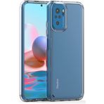 Kilifplus Xiaomi Redmi Note 10/10s ile Uyumlu Kılıf Şeffaf Pürüzsüz Yüzey, Kenarları Silikon, Sert Özel Kalıp Coss Kapak - Şeffaf