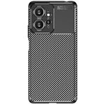 Kilifplus Xiaomi Redmi Note 12 4G ile Uyumlu Kılıf Silikon Parmak İzi Bırakmayan Karbon Soft Negro Kapak - Siyah