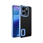 Kilifplus Xiaomi Redmi Note 14 4G ile Uyumlu Kılıf Kamera Korumalı, Silikon, Logo Açık Arkası Şeffaf, Tam Uyumlu, Renkli, Omega Kapak, Sierra Mavi