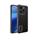Kilifplus Xiaomi Redmi Note 14 4G ile Uyumlu Kılıf Kamera Korumalı, Silikon, Logo Açık Arkası Şeffaf, Tam Uyumlu, Renkli, Omega Kapak, Siyah