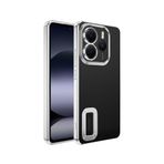 Kilifplus Xiaomi Redmi Note 14 5G ile Uyumlu Kılıf Kamera Korumalı, Silikon, Logo Açık Arkası Şeffaf, Tam Uyumlu, Renkli, Omega Kapak, Gümüş