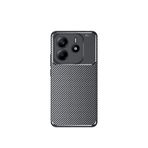 Kilifplus Xiaomi Redmi Note 14 5G ile Uyumlu Kılıf Silikon Parmak İzi Bırakmayan Karbon Soft Negro Kapak - Siyah