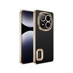 Kilifplus Xiaomi Redmi Note 14 Pro 4G ile Uyumlu Kılıf Kamera Korumalı, Silikon, Logo Açık Arkası Şeffaf, Tam Uyumlu, Renkli, Omega Kapak, Gold
