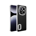 Kilifplus Xiaomi Redmi Note 14 Pro 4G ile Uyumlu Kılıf Kamera Korumalı, Silikon, Logo Açık Arkası Şeffaf, Tam Uyumlu, Renkli, Omega Kapak, Gümüş