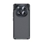 Kilifplus Xiaomi Redmi Note 14 Pro 5G ile Uyumlu Kılıf Silikon Parmak İzi Bırakmayan Karbon Soft Negro Kapak - Siyah