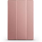 Kilifplus Xiaomi Redmi Pad 10.6 ile Uyumlu Tablet Kılıfı Smart Cover Uyku Modlu Standlı Arkası Sert Şeffaf Kapak - Rose Gold