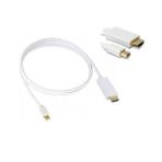 KılıfShop Apple Macbook Pro Mini Display Port Hdmı Dönüştürücü Kablo 1.5M Beyaz Kılıf