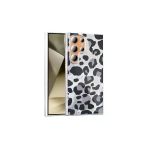 Kılıftech Galaxy S23 Ultra Kılıf Desenli Kth Mep Kapak - Gri Leopar