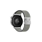 Kılıftech Huawei Honor Magic 2 46Mm Zore Krd-133 22Mm Naylon Kumaş Hasır Örgülü Kordon - Gri