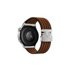 Kılıftech Huawei Honor Magic 2 46Mm Zore Krd-133 22Mm Naylon Kumaş Hasır Örgülü Kordon - Kahverengi