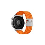 Kılıftech Huawei Honor Magic 2 46Mm Zore Krd-133 22Mm Naylon Kumaş Hasır Örgülü Kordon - Turuncu