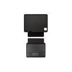 Kılıftech İpad Air 11 2025 M3 Zore Border Keyboard Bluetooh Bağlantılı Standlı Klavyeli Tablet Kılıfı - Siyah